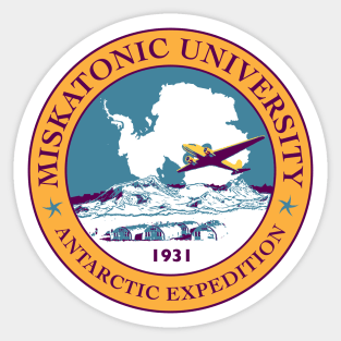 Miskatonic University Antarctic Expedition 1931 Sticker